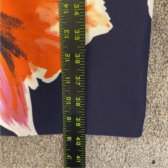 INC Womens Open Bloom Floral Stretch Sleeveless Back Zip Dress Size 0 - NWT $119 - Picture 9 of 12